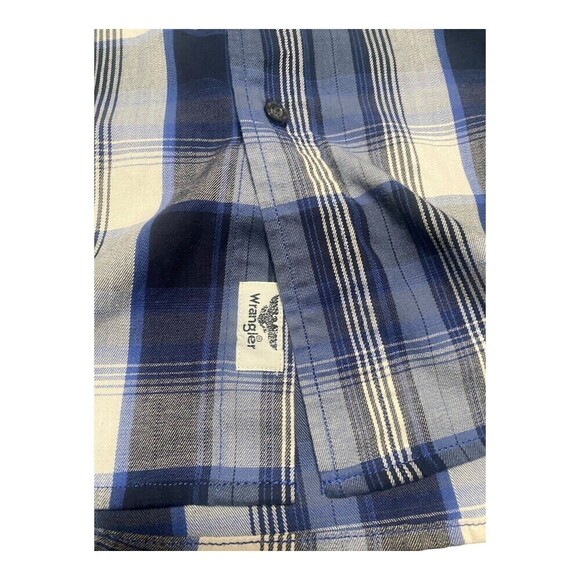 Wrangler Shirt Men's Size Small Plaid Long Sleeve Button Up - Picture 8 of 11